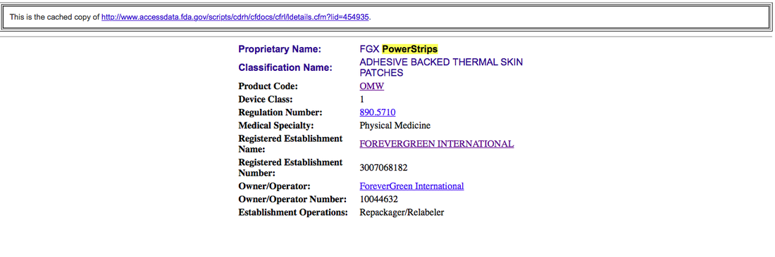 FDA certification